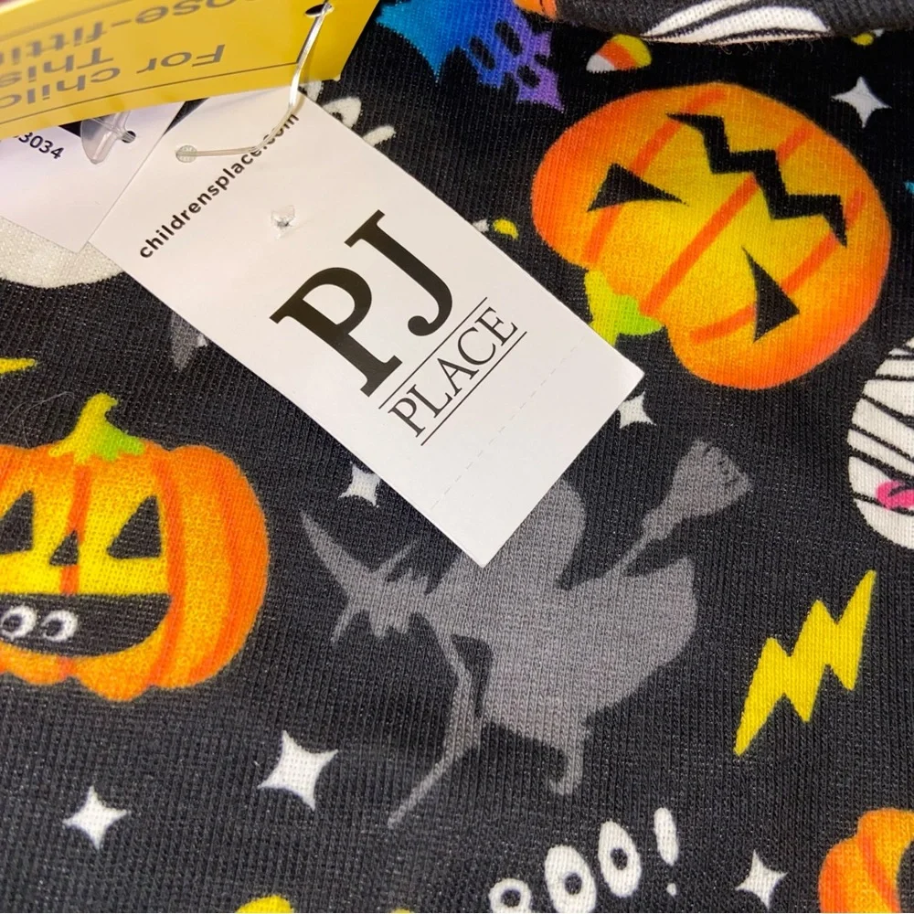 The Childrens Place Pajamas Size 14 Glow In The Dark Halloween Unisex Boys Girls